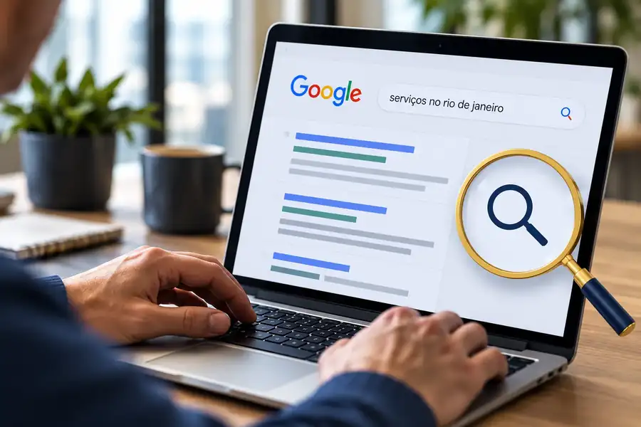 Ilustracao do servico de consultoria de SEO da UPB