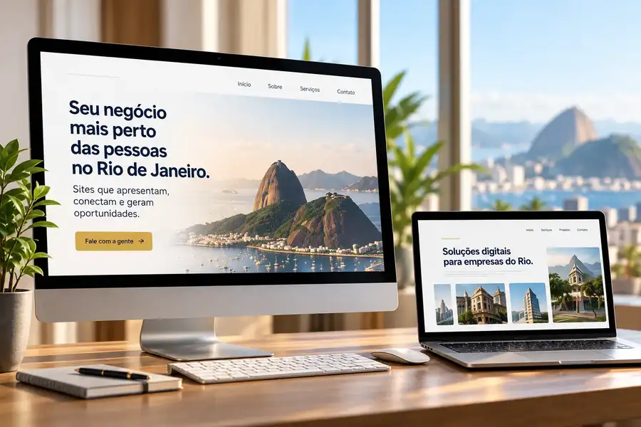 Ilustracao do servico de criacao de sites da UPB